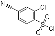 CAS # 254749-11-6, 2-Chloro-4-cyanobenzenesulfonyl chloride, 2-Chloro-4-cyanobenzene-1-sulfonyl chloride