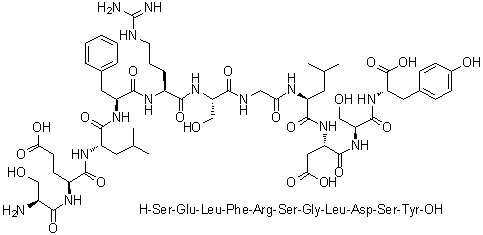 CAS # 255043-67-5, L-Seryl-L-alpha-glutamyl-L-leucyl-L-phenylalanyl-L-arginyl-L-serylglycyl-L-leucyl-L-alpha-aspartyl-L-seryl-L-tyrosine