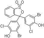 溴氯酚蓝分子结构 (CAS 2553-71-1)