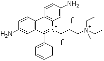 structure of CAS# 25535-16-4, Propidium iodide