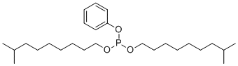 Diisodecyl phenyl phosphite molecular structure (CAS 25550-98-5)