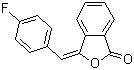 CAS 登录号：2558-18-1, 3-[(4-氟苯基)亚甲基]苯酞, (3E)-3-[(4-氟苯基)亚甲基]-2-苯并呋喃-1-酮