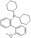 structure of CAS# 255835-82-6, 2-(Dicyclohexylphosphino)-2'-methoxybiphenyl