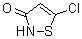 structure of CAS# 25629-58-7, 5-氯-3(2H)-异噻唑啉酮