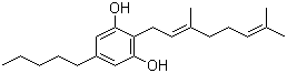structure of CAS# 25654-31-3, Cannabigerol