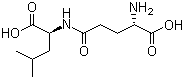 N-L-gamma-Glutamyl-L-leucine molecular structure (CAS 2566-39-4)