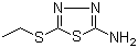 2-氨基-5-乙硫基-1,3,4-噻二唑分子结构 (CAS 25660-70-2)