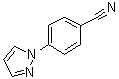 4-(1H-Pyrazol-1-yl)benzonitrile molecular structure (CAS 25699-83-6)