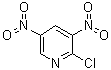3,5-二硝基-2-氯吡啶分子结构 (CAS 2578-45-2)