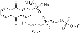 structure of CAS# 2580-78-1, Reactive Blue 19