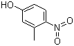 4-硝基间甲苯酚分子结构 (CAS 2581-34-2)