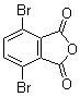 structure of CAS# 25834-16-6, 4,7-二溴异苯并呋喃-1,3-二酮