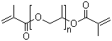聚丙二醇二甲基丙烯酸酯分子结构 (CAS 25852-49-7)