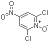 2,6-二氯-4-硝基吡啶 N-氧化物分子结构 (CAS 2587-01-1)