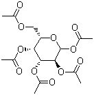 structure of CAS# 25878-60-8, D-Galactopyranose pentaacetate