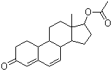 脱氢诺龙醋酸酯分子结构 (CAS 2590-41-2)