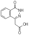 structure of CAS# 25947-11-9, 3,4-Dihydro-4-oxophthalazine-1-acetic acid
