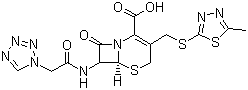 structure of CAS# 25953-19-9, Cefazolin