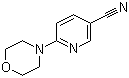 structure of CAS# 259683-28-8, 6-(Morpholin-4-yl)pyridine-3-carbonitrile
