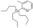 structure of CAS# 259807-97-1, 3-Methyl-2-(tributylstannyl)pyridine