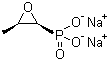 structure of CAS# 26016-99-9, 磷霉素钠