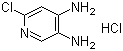 6-Chloropyridine-3,4-diamine hydrochloride molecular structure (CAS 2604-40-2)