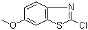 2-Chloro-6-methoxybenzothiazole molecular structure (CAS 2605-14-3)