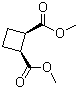 structure of CAS# 2607-03-6, cis-Dimethyl 1,2-cyclobutanedicarboxylate