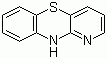 10H-吡啶并(3,2-b)(1,4)苯并噻嗪分子结构 (CAS 261-96-1)