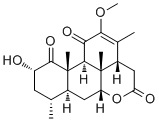 黄苦木素 B分子结构 (CAS 26121-56-2)