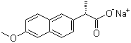 structure of CAS# 26159-34-2, Naproxen sodium