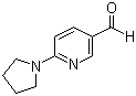 structure of CAS# 261715-39-3, 6-(1-Pyrrolidino)pyridine-3-carboxaldehyde