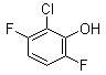 structure of CAS# 261762-50-9, 2-Chloro-3,6-difluorophenol
