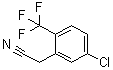 5-氯-2-(三氟甲基)苯乙腈分子结构 (CAS 261763-26-2)