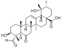 CAS 登录号：261768-88-1, 3,19-二羟基-6,23-二氧代-12-乌苏烯-28-酸