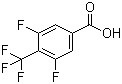 structure of CAS# 261945-09-9, 3,5-Difluoro-4-(trifluoromethyl)benzoic acid
