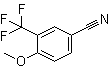 structure of CAS# 261951-87-5, 4-Methoxy-3-trifluoromethylbenzonitrile