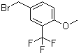 structure of CAS# 261951-89-7, 4-甲氧基-3-(三氟甲基)溴苄