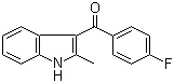 CAS 登录号：26206-00-8, 2-甲基-3-(4'-氟苯甲酰基)吲哚