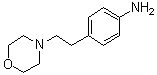 structure of CAS# 262368-47-8, 4-(2-Morpholinoethyl)aniline