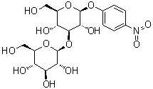 CAS # 26255-70-9, 4-Nitrophenyl-beta-laminaribioside, 4-Nitrophenyl 3-O-beta-D-glucopyranosyl-beta-D-glucopyranoside