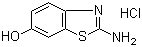structure of CAS# 26278-78-4, 2-Amino-6-benzothiazolol hydrochloride
