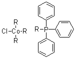 Tris(triphenylphosphine)cobalt chloride molecular structure (CAS 26305-75-9)