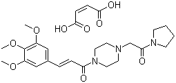 structure of CAS# 26328-04-1, Cinepazide maleate