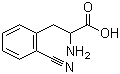 structure of CAS# 263396-40-3, 2-Cyanophenylalanine