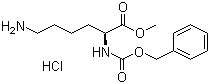 structure of CAS# 26348-68-5, N-Cbz-L-lysine methyl ester hydrochloride