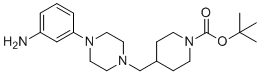 CAS # 2636798-59-7, tert-Butyl 4-((4-(3-aminophenyl)piperazin-1-yl)methyl)piperidine-1-carboxylate