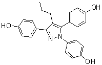 CAS # 263717-53-9, 4,4',4''-(4-Propyl-1H-pyrazole-1,3,5-triyl)tris[phenol], PPT