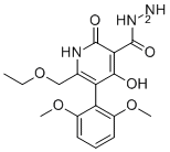 CAS # 2641701-74-6, 5-(2,6-dimethoxyphenyl)-6-(ethoxymethyl)-4-hydroxy-2-oxo-1H-pyridine-3-carbohydrazide, me: Synonyms