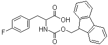 structure of CAS# 264276-42-8, N-[(9H-Fluoren-9-ylmethoxy)carbonyl]-4-fluorophenylalanine